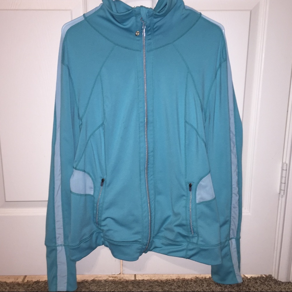 Neon Blue Very Light Jogging Jacket!